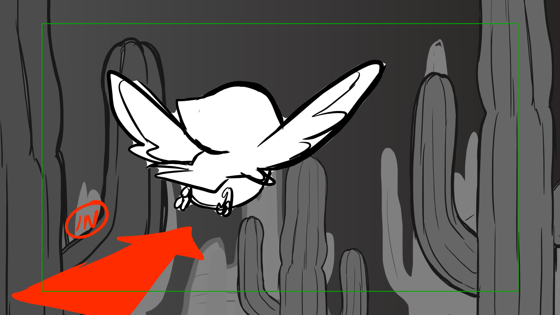 Venom Wars — Escena 15, panel 2, storyboard by Melissa Ballesteros